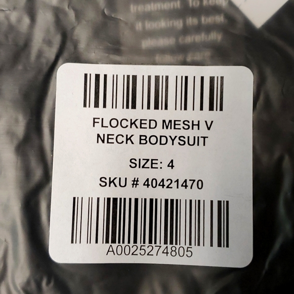 ❤️NWT VINTAGE TORRID BODYSUIT FLORAL ROSES SHEER MESH LINGERIE V NECK PLUS SIZE - Picture 10 of 16